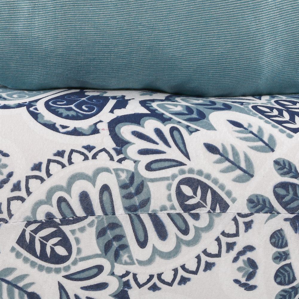 Jogo de Cama Queen Malha Solecasa Havan Casa 3 pçs - Magneto Blue Tempestade