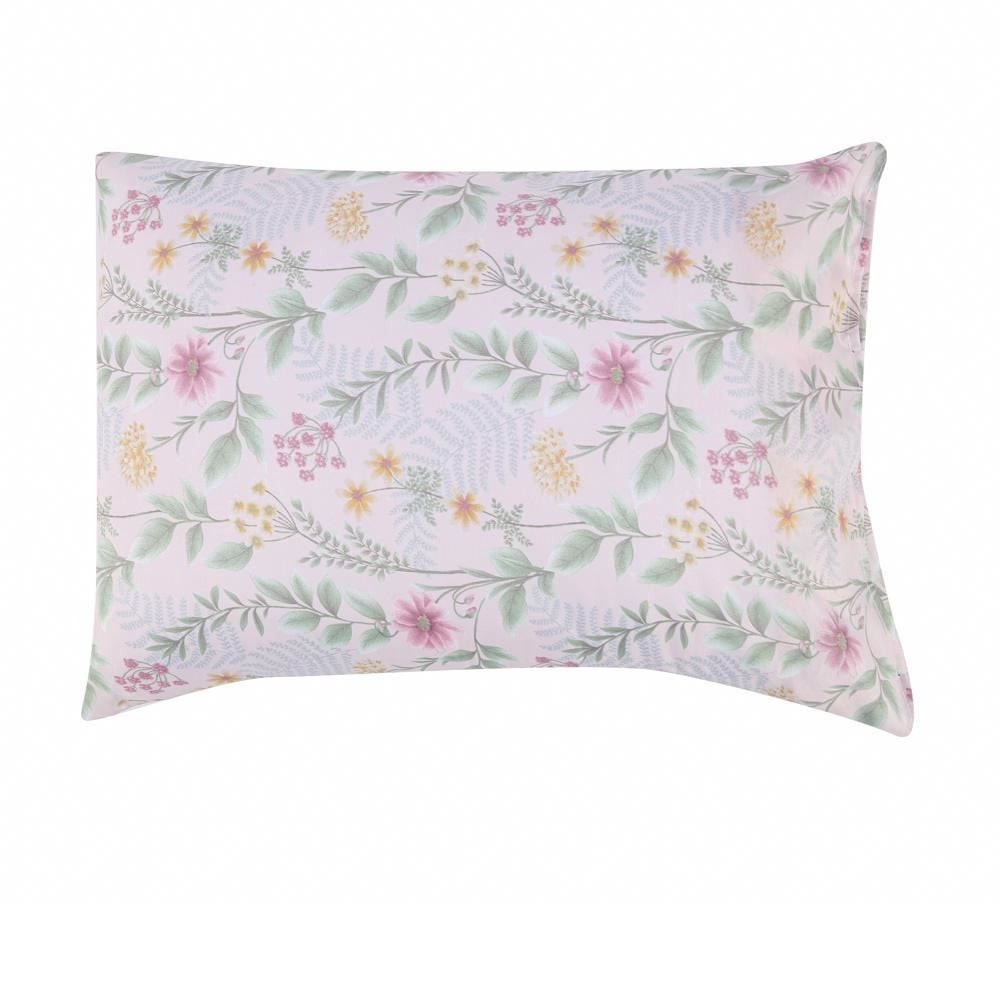 Jogo de Cama Queen Napoli Havan Casa 4 pçs - Iris Flowers Rosa