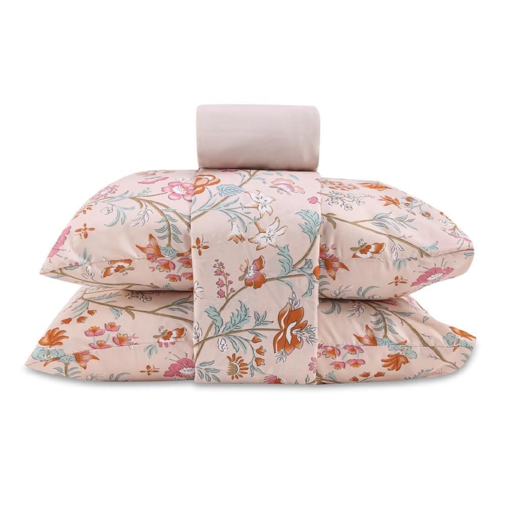 Jogo de Cama Queen Napoli Havan Casa 4 pçs - Salmão