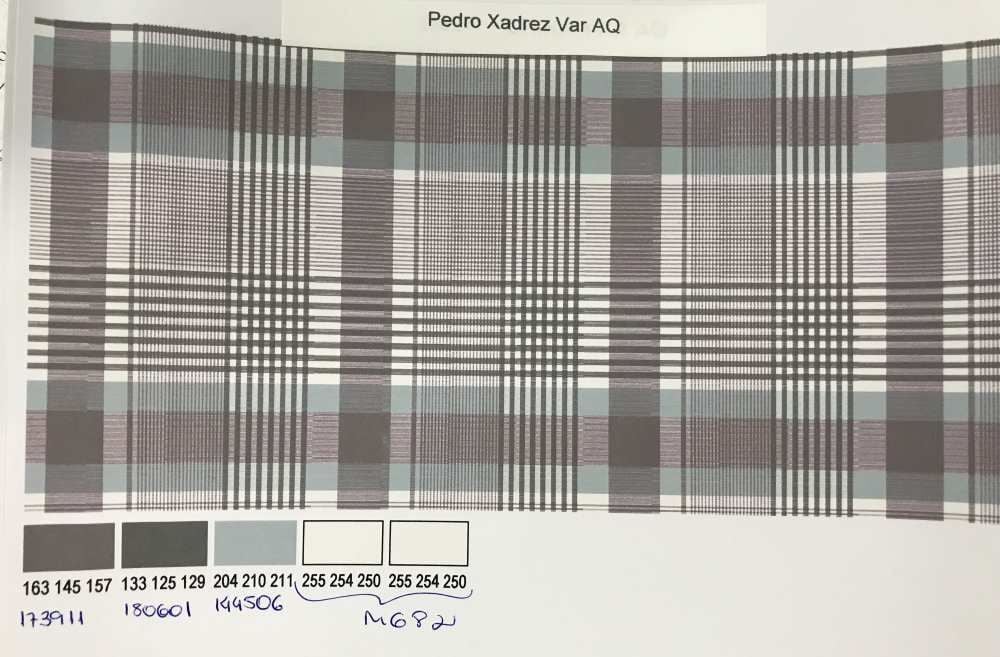 Jogo de Cama Queen Napoli Havan Casa 4 pçs - PEDRO XADREZ/CINZA