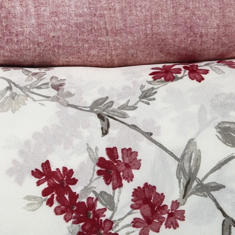 Jogo De Cama Queen Microfibra 150 Fios Havan Casa 4 Peças - Daiana Vinho