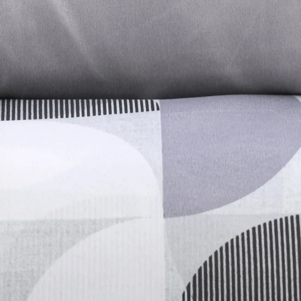 Jogo De Cama Queen Microfibra 150 Fios Havan Casa 4 Peças - Luccius Cinza