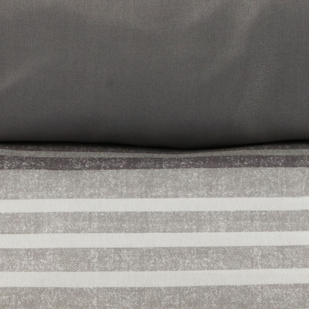 Jogo de Cama Queen Napoli Havan Casa 4 pçs - Fabrício Listra Cinza