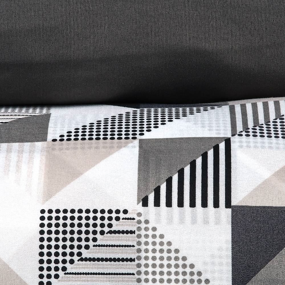 Jogo de Cama Queen Napoli Havan Casa 4 pçs - Log/Cinza