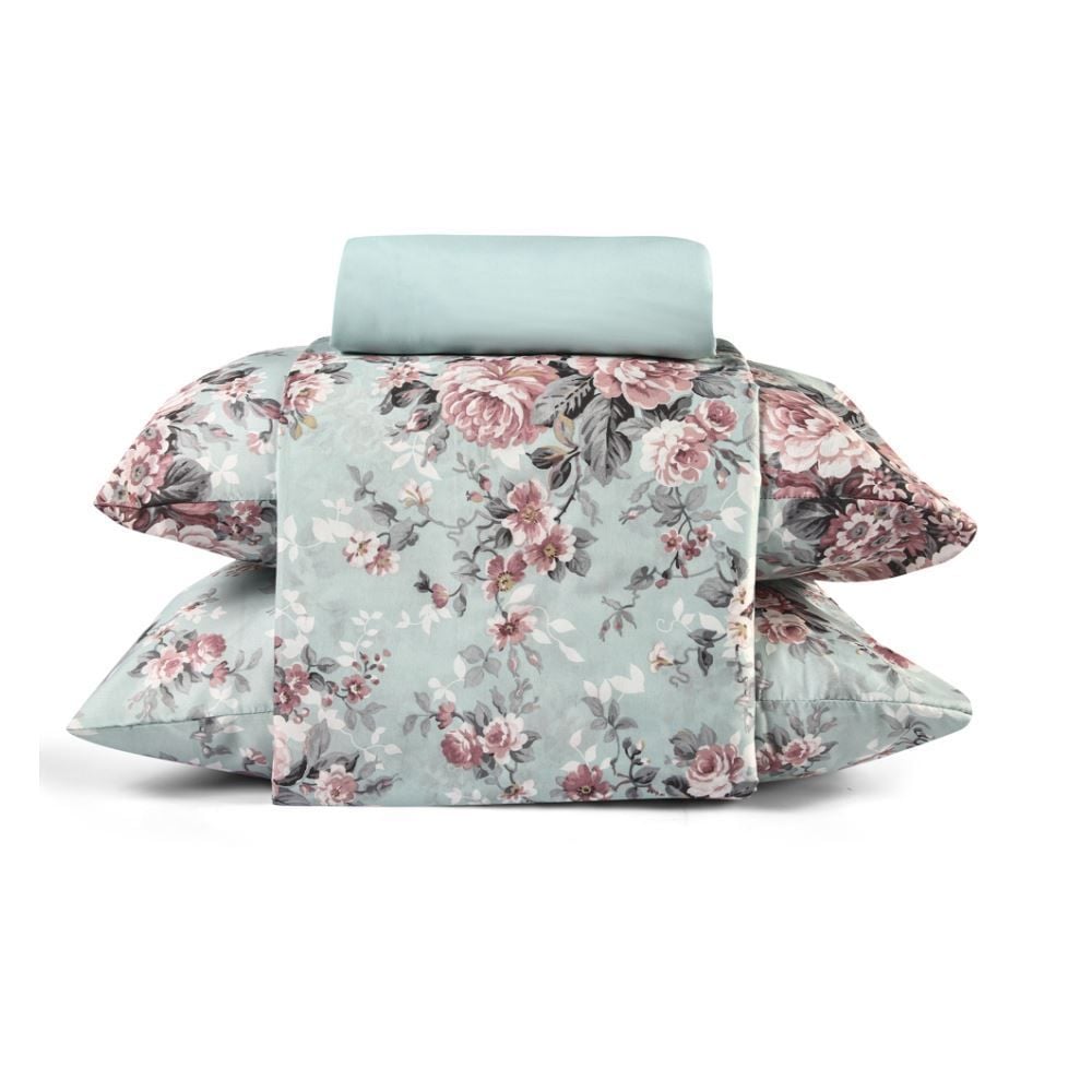 Jogo de Cama Queen Napoli Havan Casa 4 pçs - Annelise Verde