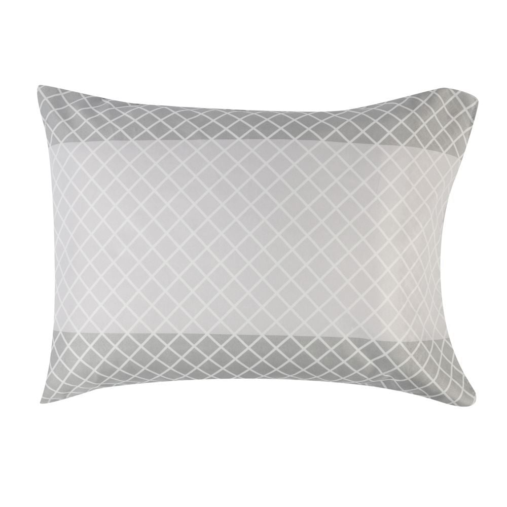 Jogo De Cama Queen Microfibra 150 Fios Havan Casa 4 Peças - Elmor Listra Cinza 