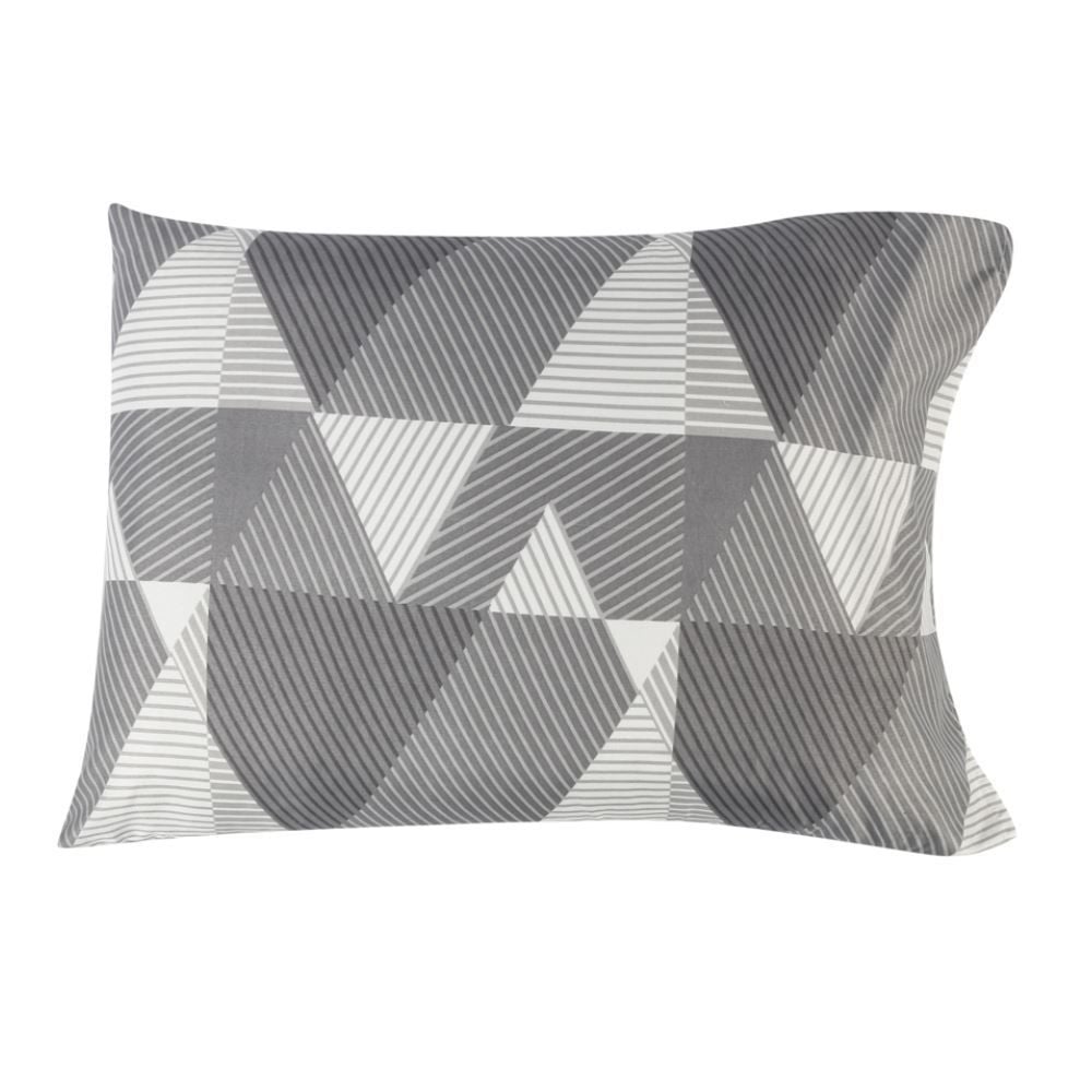 Jogo de Cama Queen Napoli Havan Casa 4 pçs - Rideau Geo Cinza