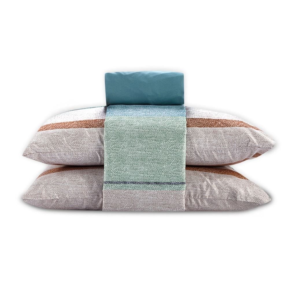 Jogo De Cama Queen Micropercal Havan Casa 4 Pçs - Paladio Listra Verde