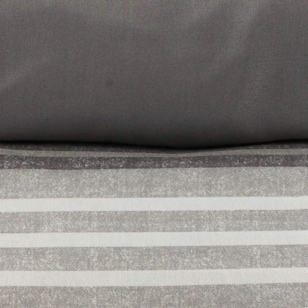 Jogo de Cama Queen Napoli Havan Casa 4 pçs - Fabrício Listra Cinza