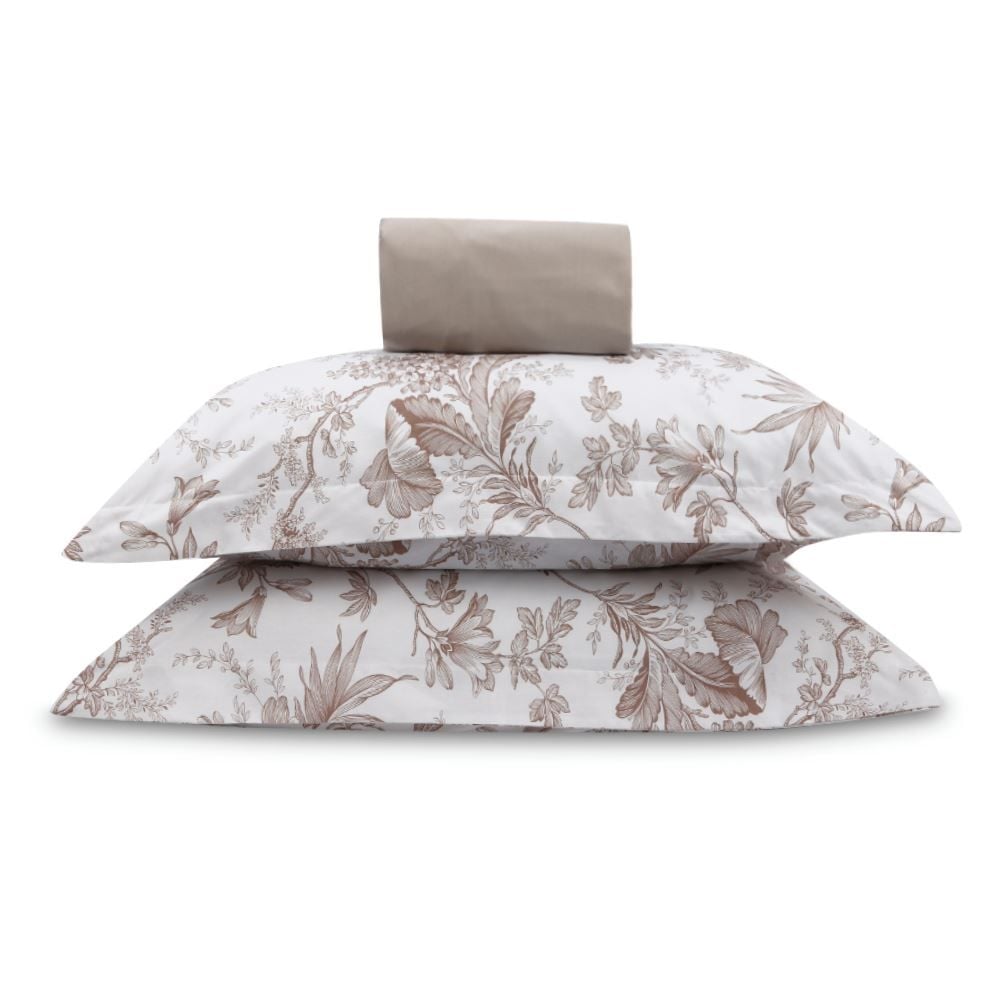 Jogo de Cama Queen Percal Buona Fortuna 3 pçs - Serena Cru