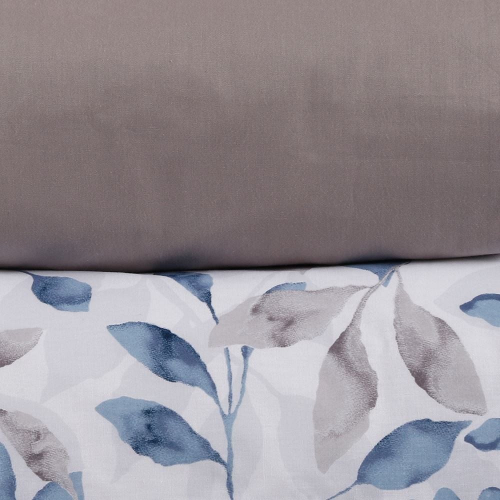 Jogo de Cama Queen Percal Buona Fortuna 3 pçs - Jade Prata