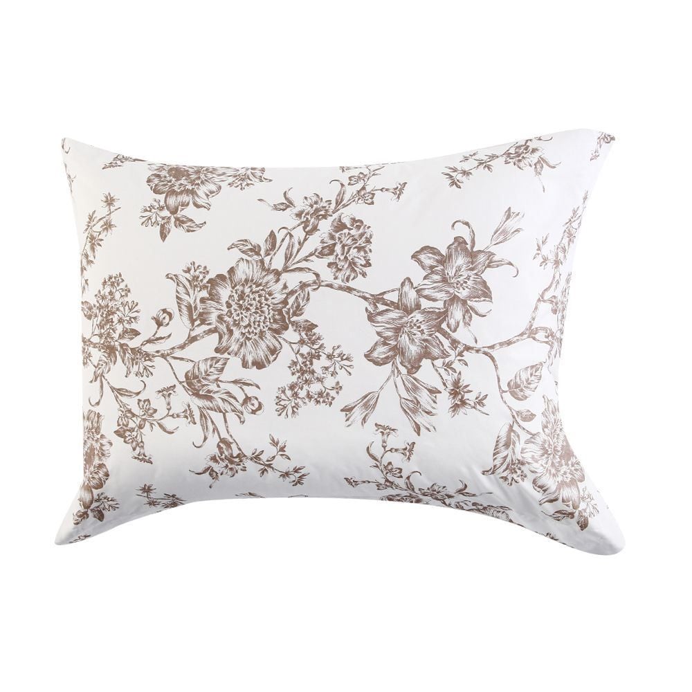 Jogo De Cama Queen Percal 180 Fios Buona Fortuna 3 Pçs - Textura Olivia Cru