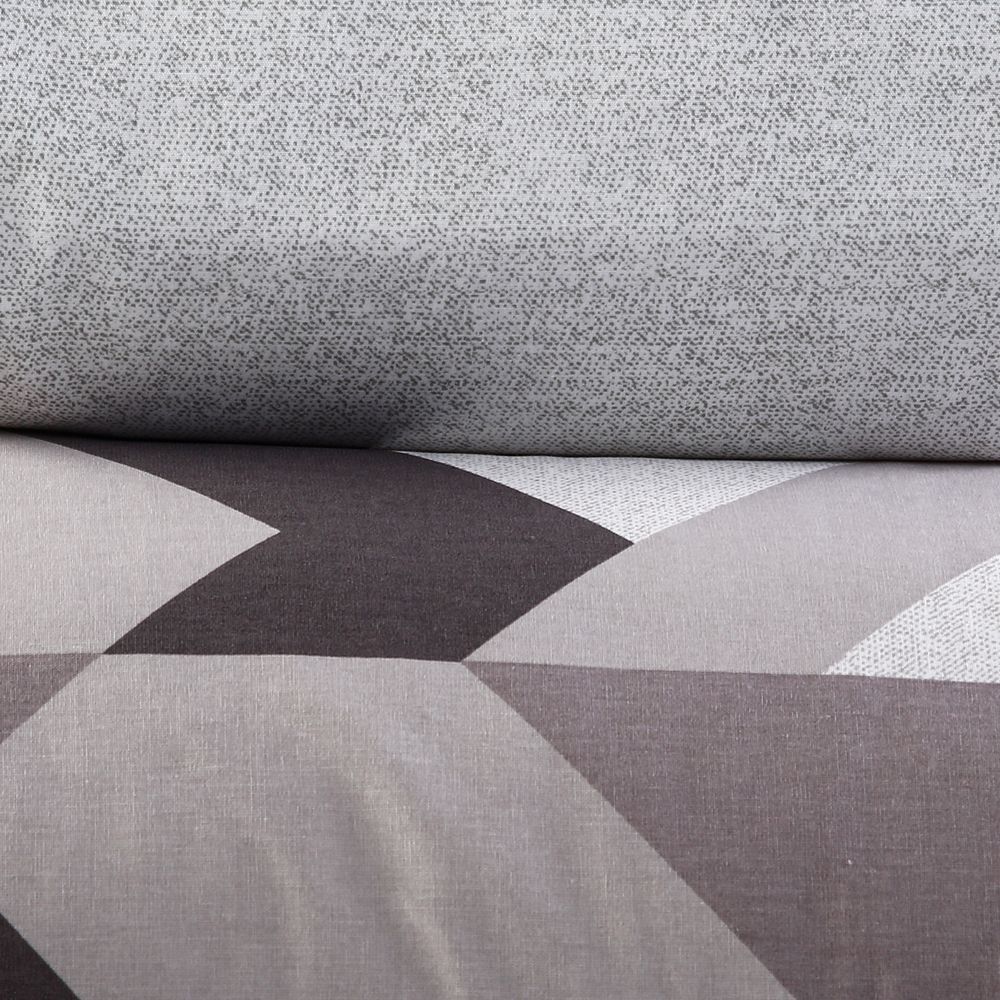 Jogo De Cama Queen Percal 200 Fios Buona Fortuna 3 Pçs - Textura Heitor Chumbo