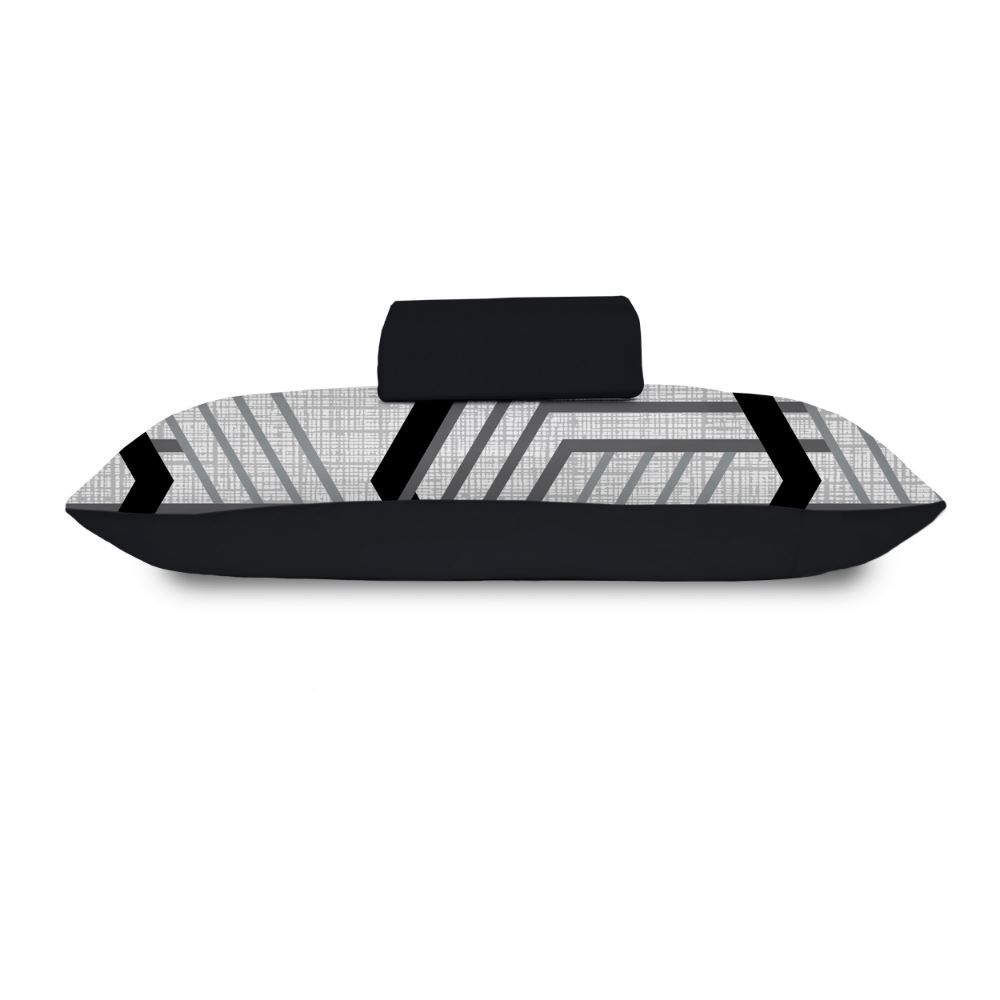 Jogo De Cama Solteiro Malha Havan Casa 2 Pçs - Carbon Preto