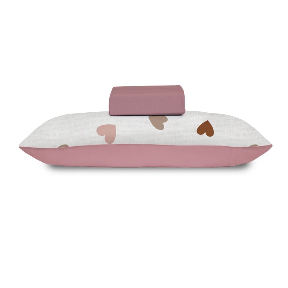 Jogo De Cama Solteiro Malha Havan Casa 2 Pçs - Amabile Rose