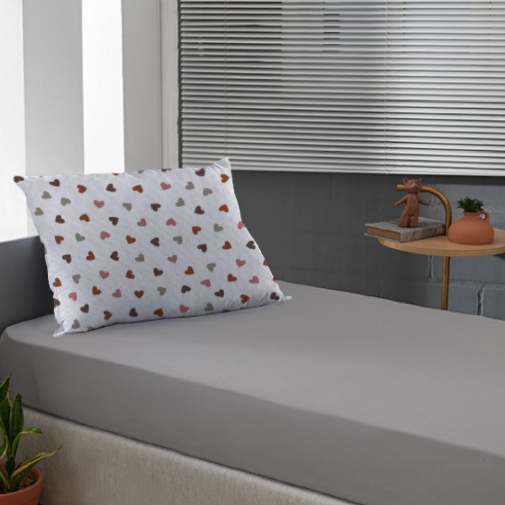 Jogo de Cama Solteiro Malha Havan Casa 2 pçs - Amabile Rose