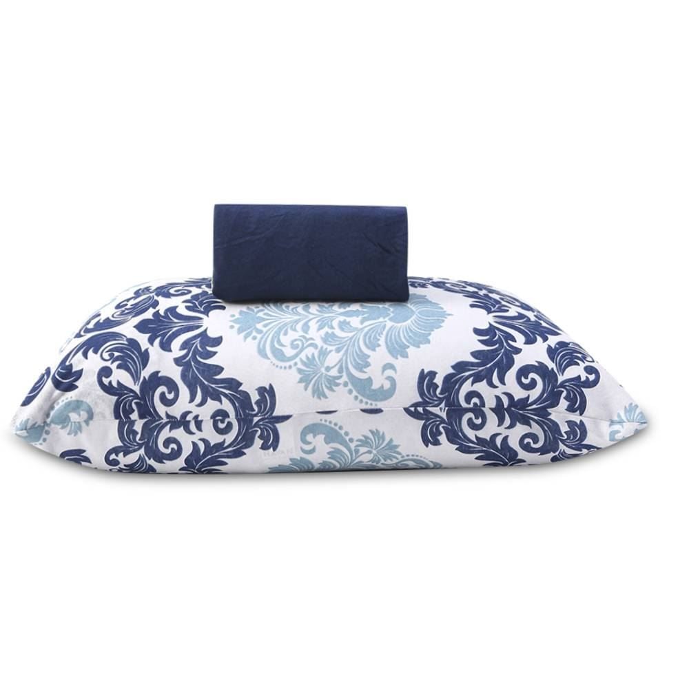 Jogo de Cama Solteiro Malha Solecasa Havan Casa 2 pçs - Julia Azul