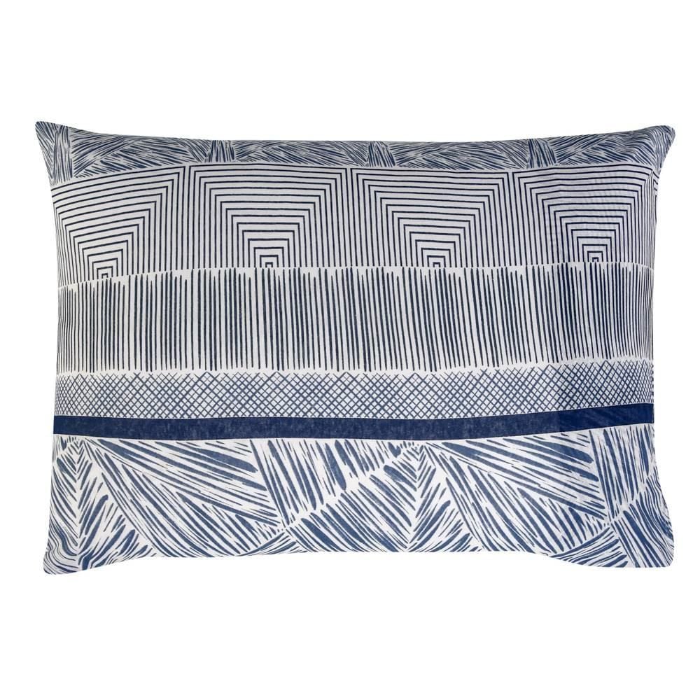 Jogo de Cama Solteiro Malha Solecasa Havan Casa 2 pçs - Canoas Azul Jeans