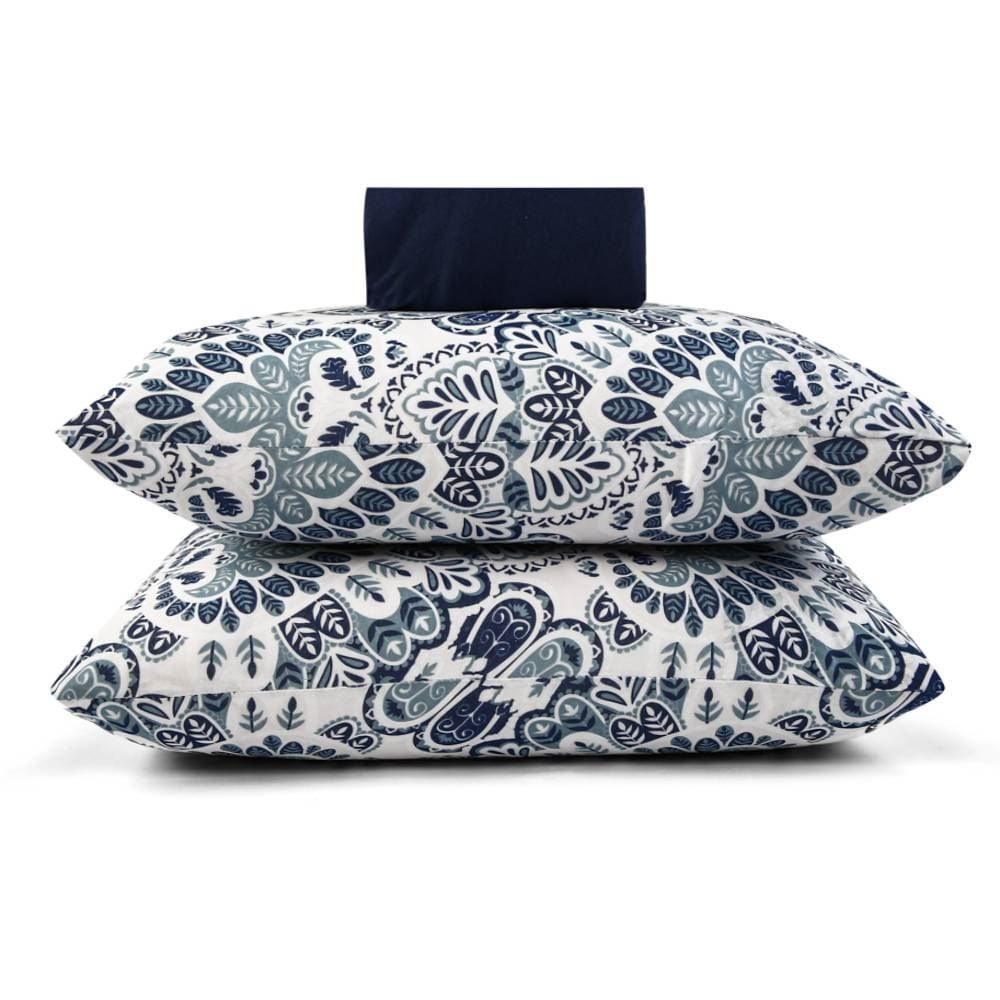 Jogo de Cama Solteiro Malha Solecasa Havan Casa 2 pçs - Magneto Blue 