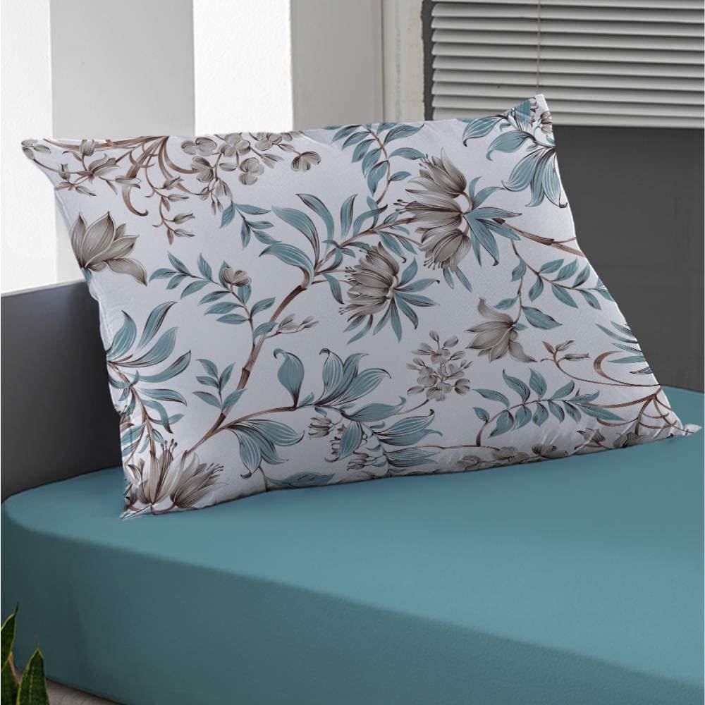 Jogo De Cama Solteiro Malha 100% Algodão Solecasa 2 Pçs - Lorraine Retrô