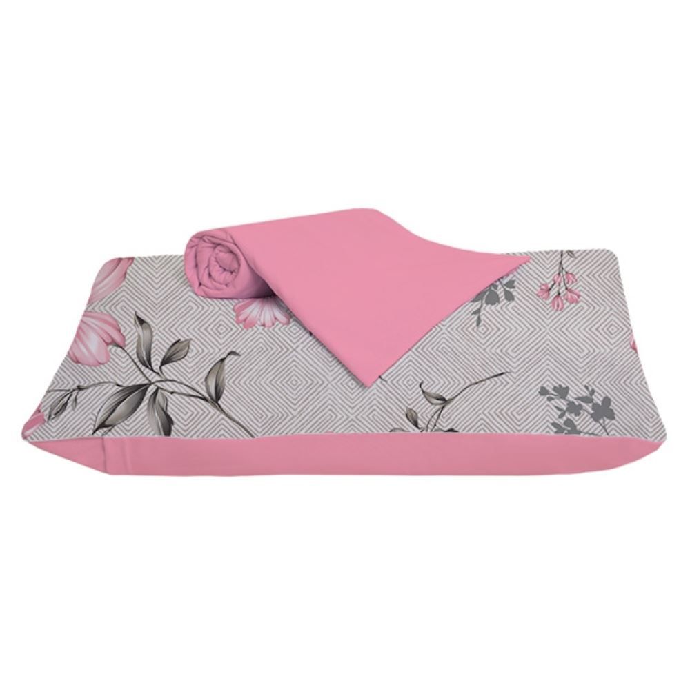 Jogo De Cama Solteiro Malha 100% Algodão Solecasa 2 Pçs - Anne Rose