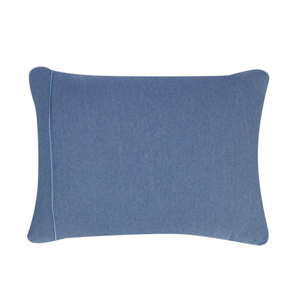 Jogo de Cama Solteiro 2 Peças Mescla Milano - Azul Lua