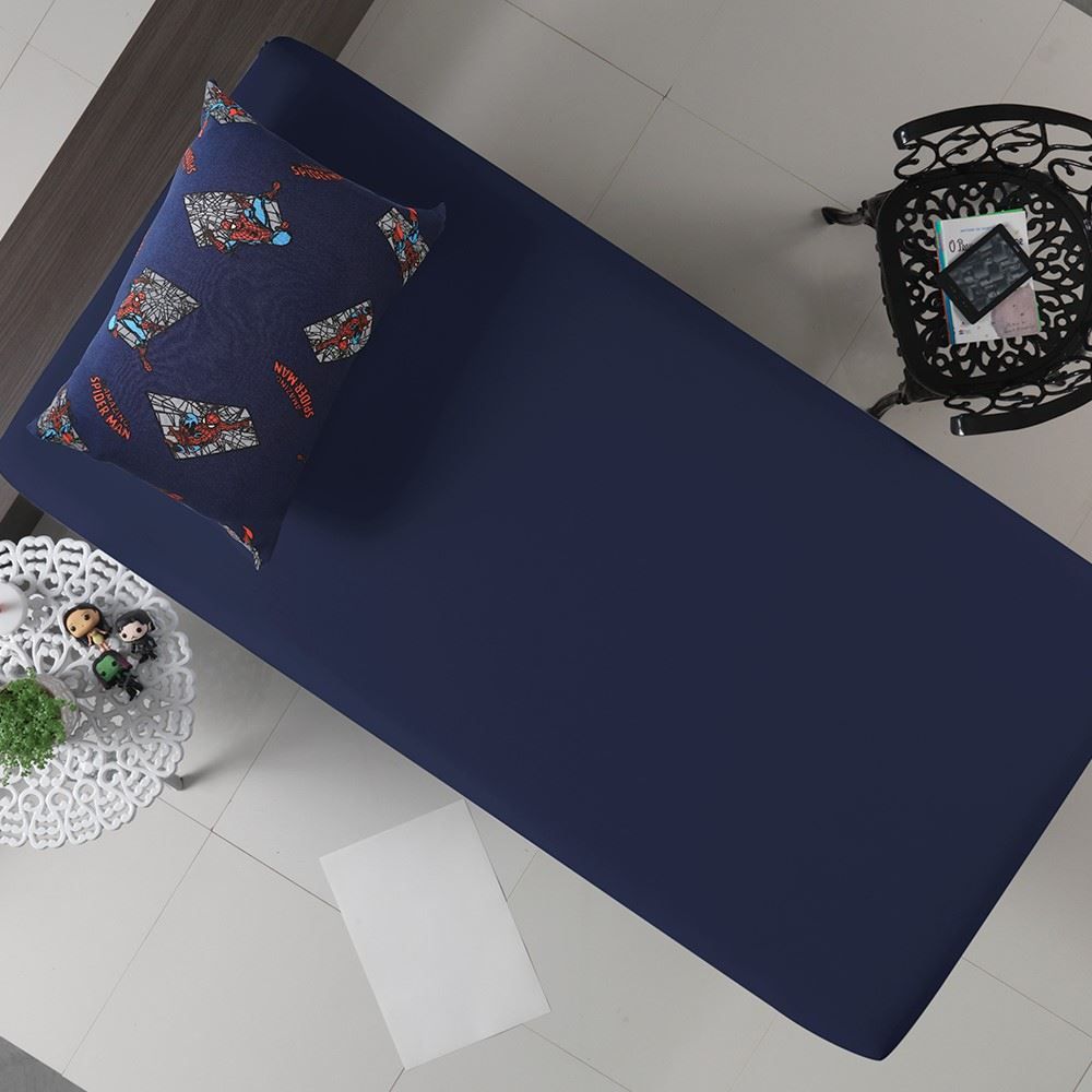 Jogo De Cama Solteiro Marvel Portallar 2 Pçs - Spider Amazing Profundo