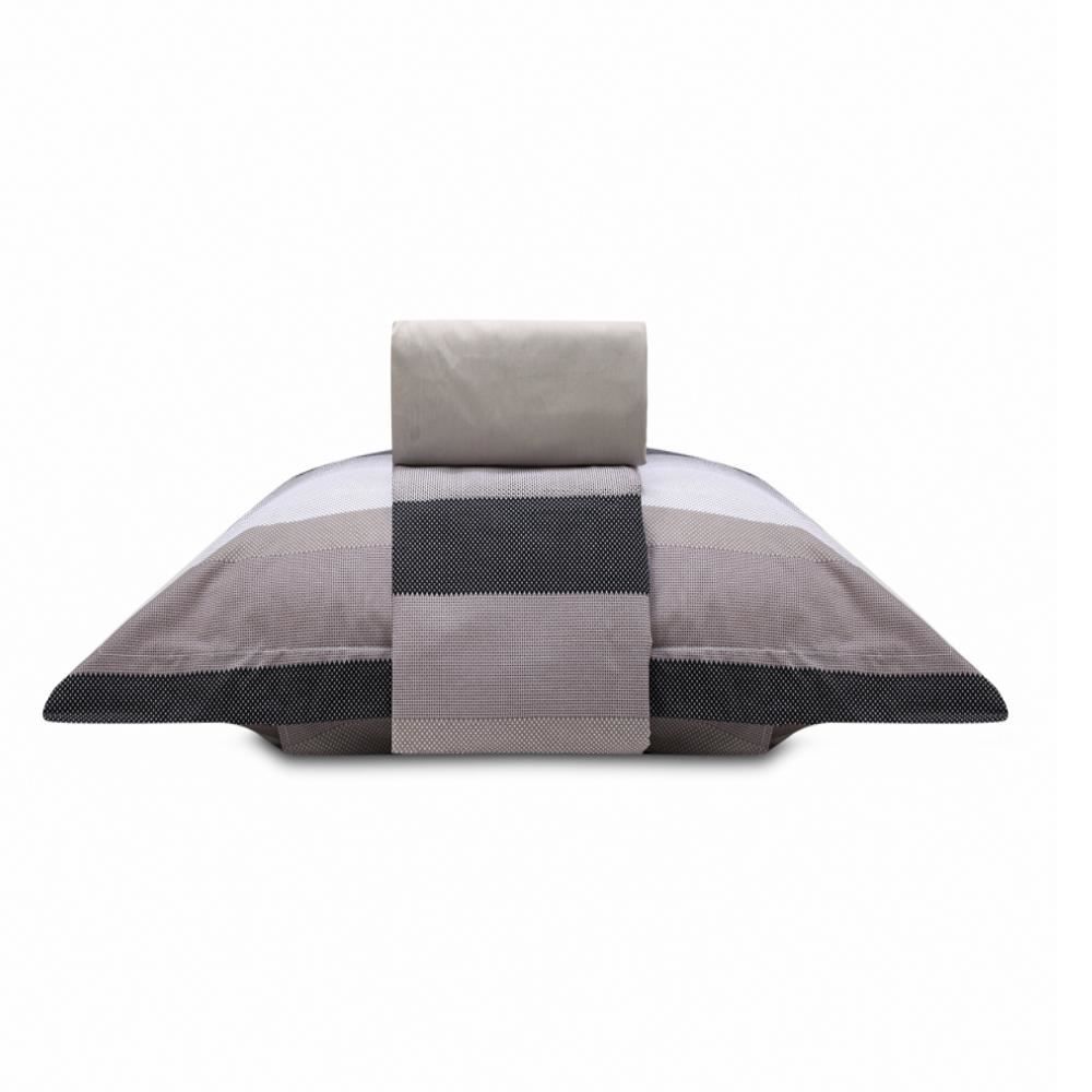 Jogo De Cama Solteiro Percal Buona Fortuna 3 Pçs - Oliver Cru