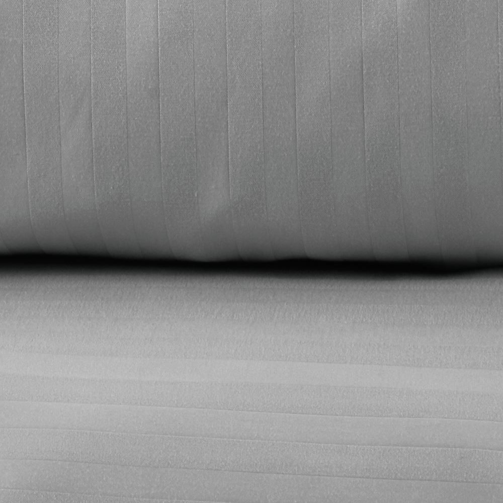 Jogo de Cama Solteiro 3 Peças Stripe Firenze Havan Casa - Prata