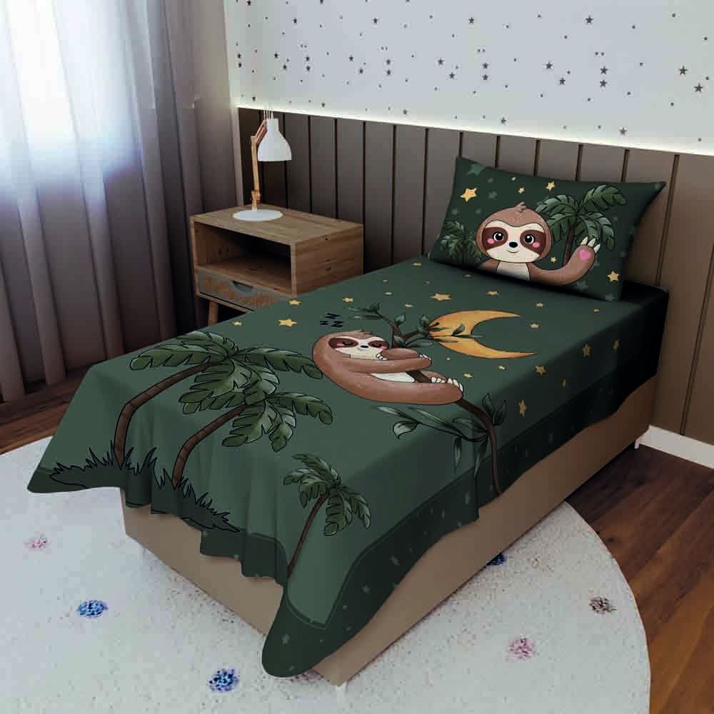 Jogo De Cama Solteiro Clube Do Abraço Havan Casa 2 Pçs - Max Preguiça