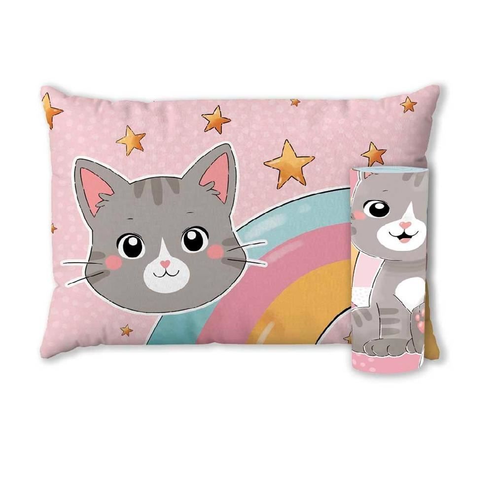 Jogo De Cama Solteiro Clube Do Abraço Havan Casa 2 Pçs - Nina Gata