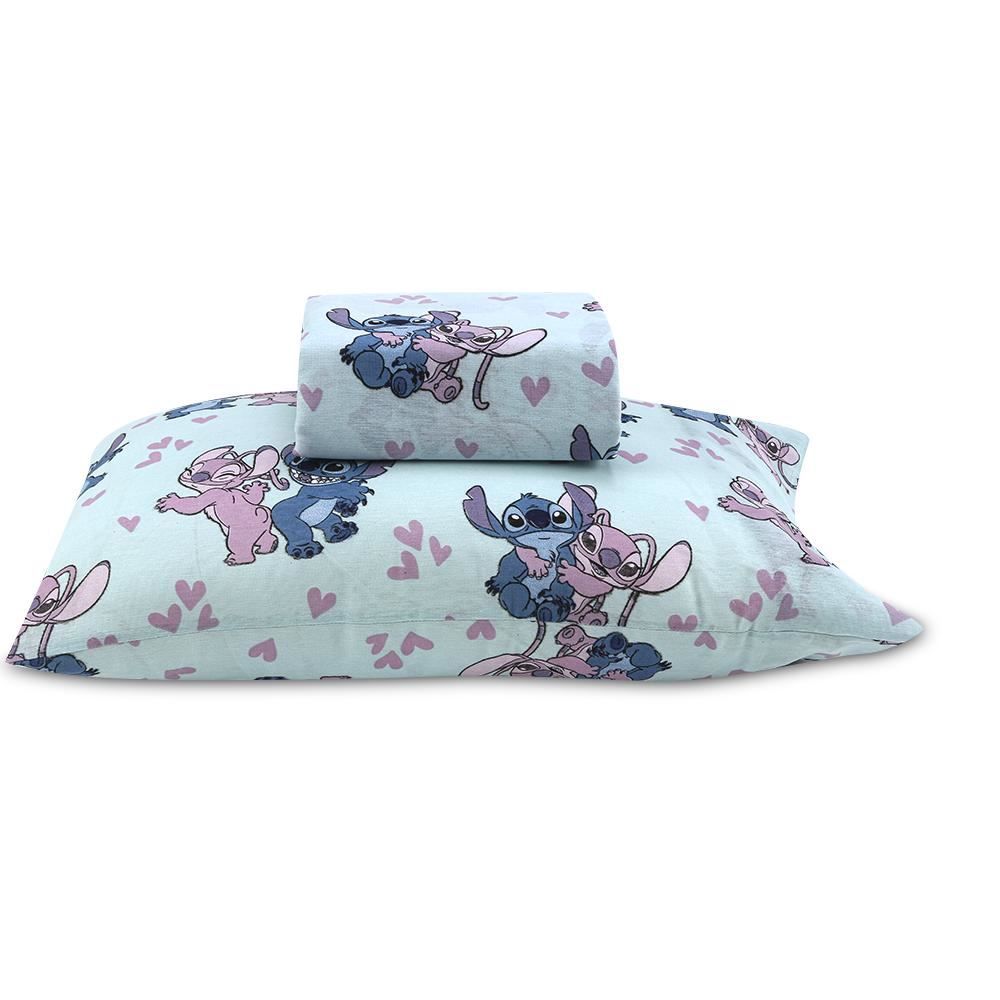 Jogo De Cama Solteiro Disney Lepper 2 Pçs - Stitch