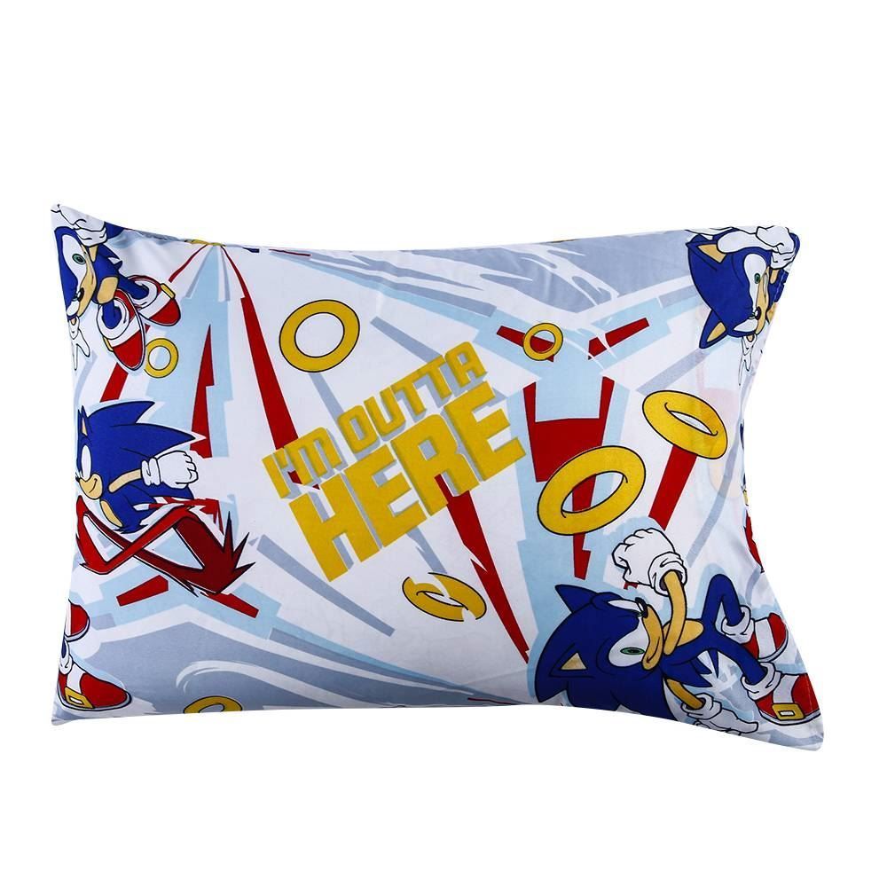 Jogo De Cama Solteiro Infantil 2 Pçs - Sonic