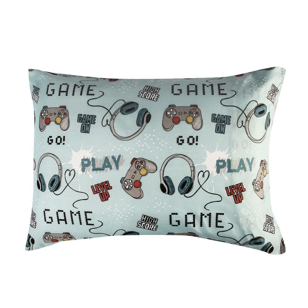  Jogo De Cama Solteiro 150 Fios Havan Kids 3 Pçs - Game Play Azul