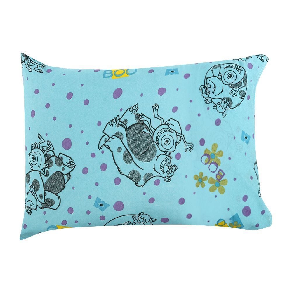 Jogo de Cama Solteiro Malha Estampado Disney - Monstros SA