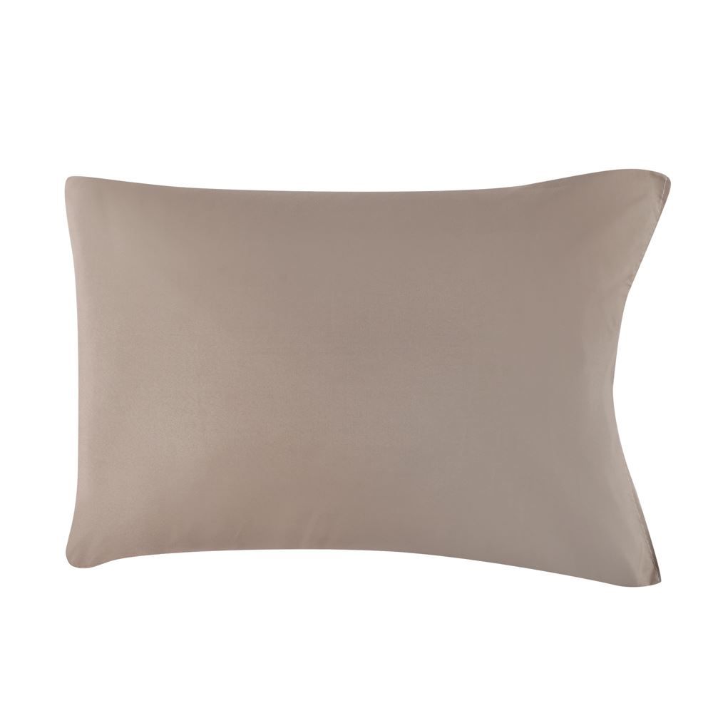 Jogo De Cama Solteiro Micro Percal Liso Havan Casa 3 Peças - Bege