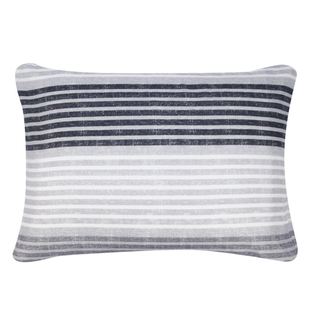 Jogo de Cama Solteiro Napoli Havan Casa 3 Peças - Fabricio Listra Cinza