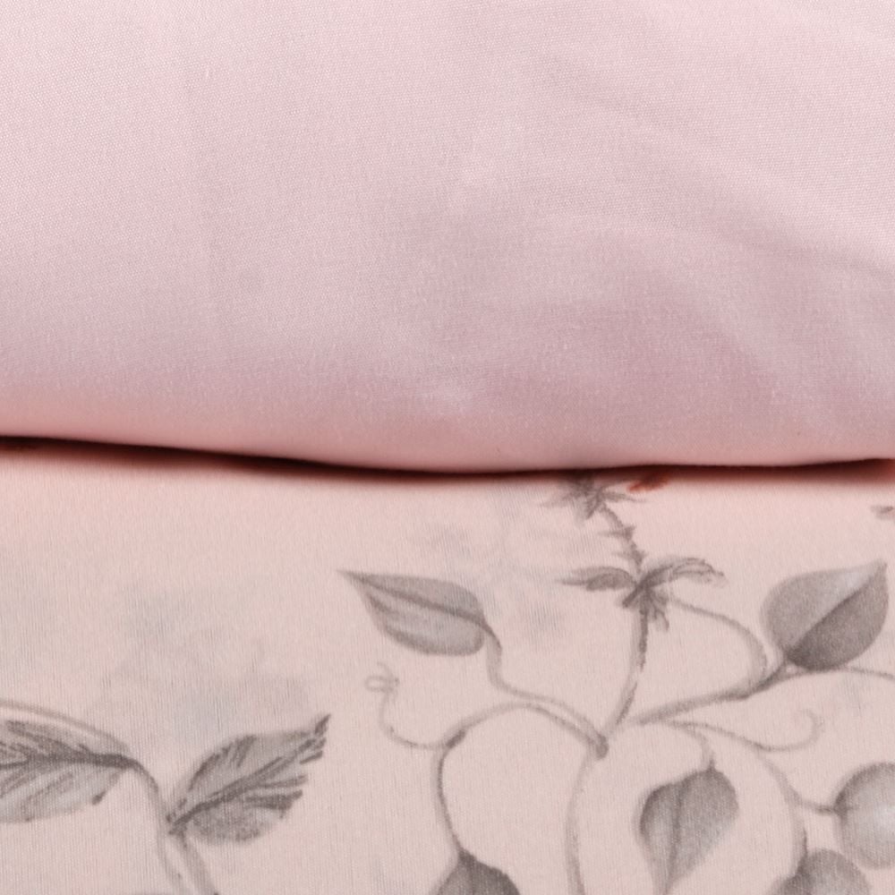 Jogo de Cama Solteiro Napoli Havan Casa 3 Peças - Suri Flowers Rosa