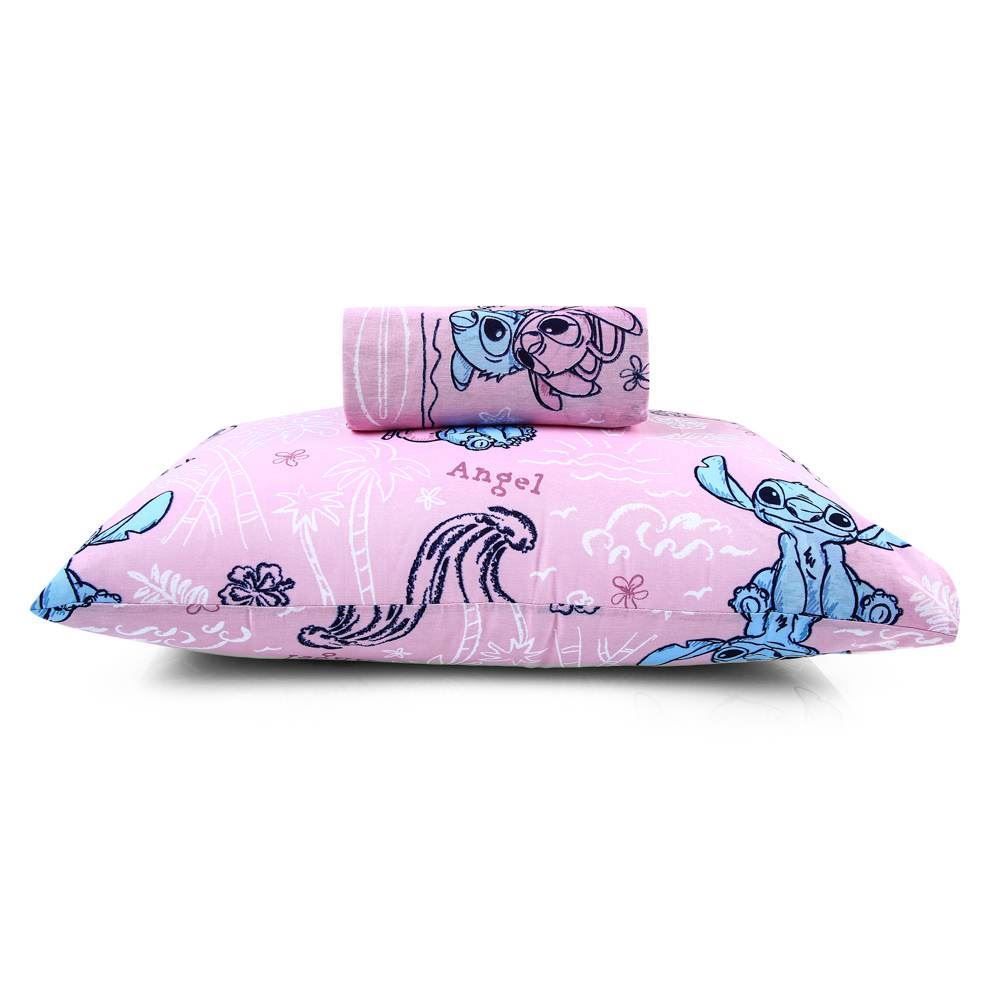 Jogo De Cama Solteiro Stitch Lepper - Rosa