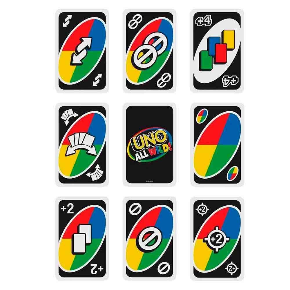 Jogo De Cartas Uno All Wild Mattel - HHL33