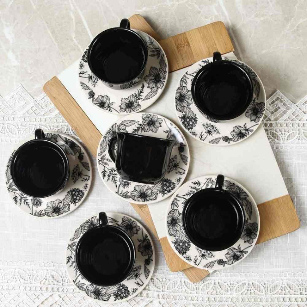 Jogo De Xícara De Chá Francis Biona 12 Pçs - Cerâmica