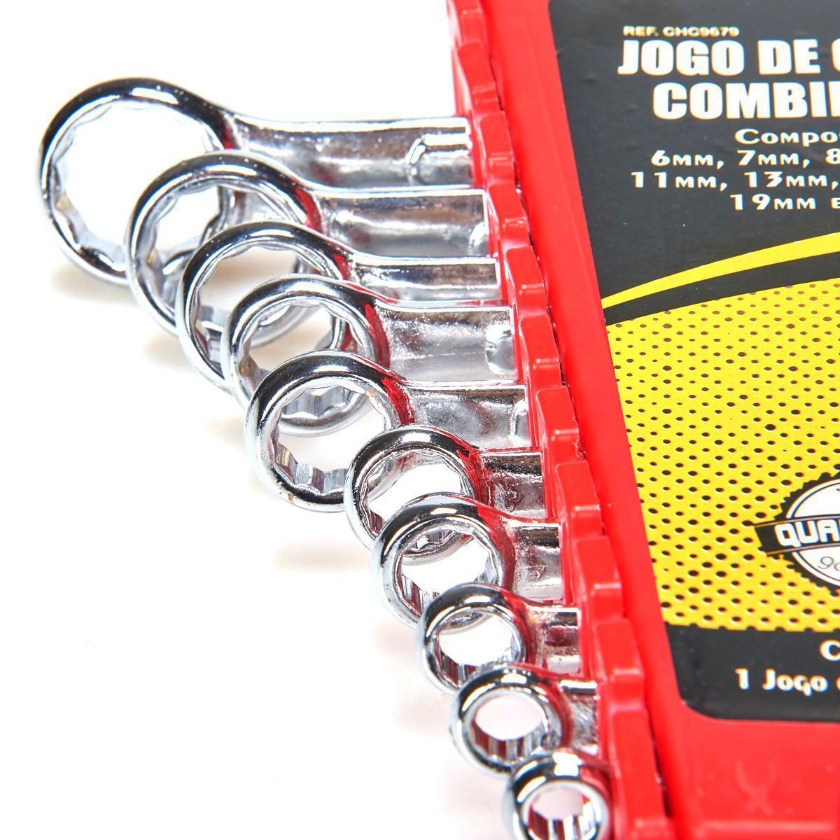 Jogo De Chaves Combinadas 10 Peças Meghazine - Inox