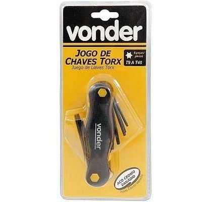 Jogo de Chaves Torks T9 a T40 3573009040 - Vonder - DIVERSOS