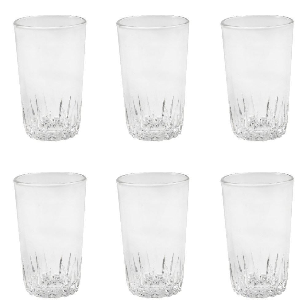 Jogo De Copos De Vidro Veneza 320Ml Havan Casa - 6 Peças