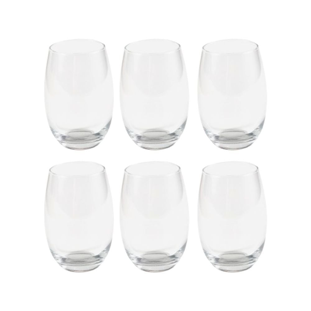 Jogo De Copos Nadir Aruba 465Ml 06 Peças - Vidro