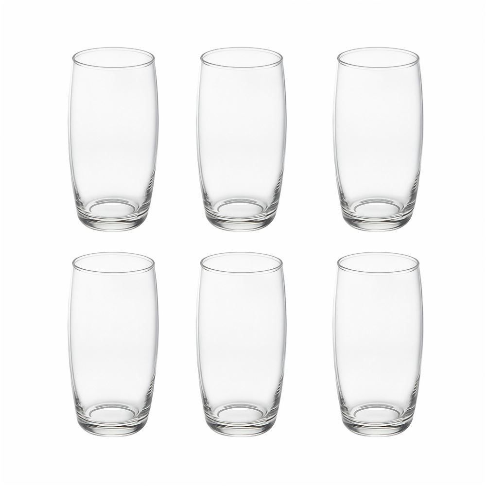 Jogo De Copos Nadir Long Drink 300Ml Oca 6 Peças - Vidro