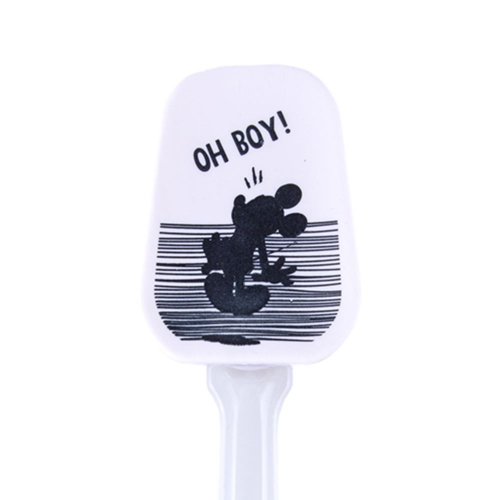 Jogo De Espátula E Fouet De Silicone Disney Mickey Oh Boy! 2 Peças - Cinza