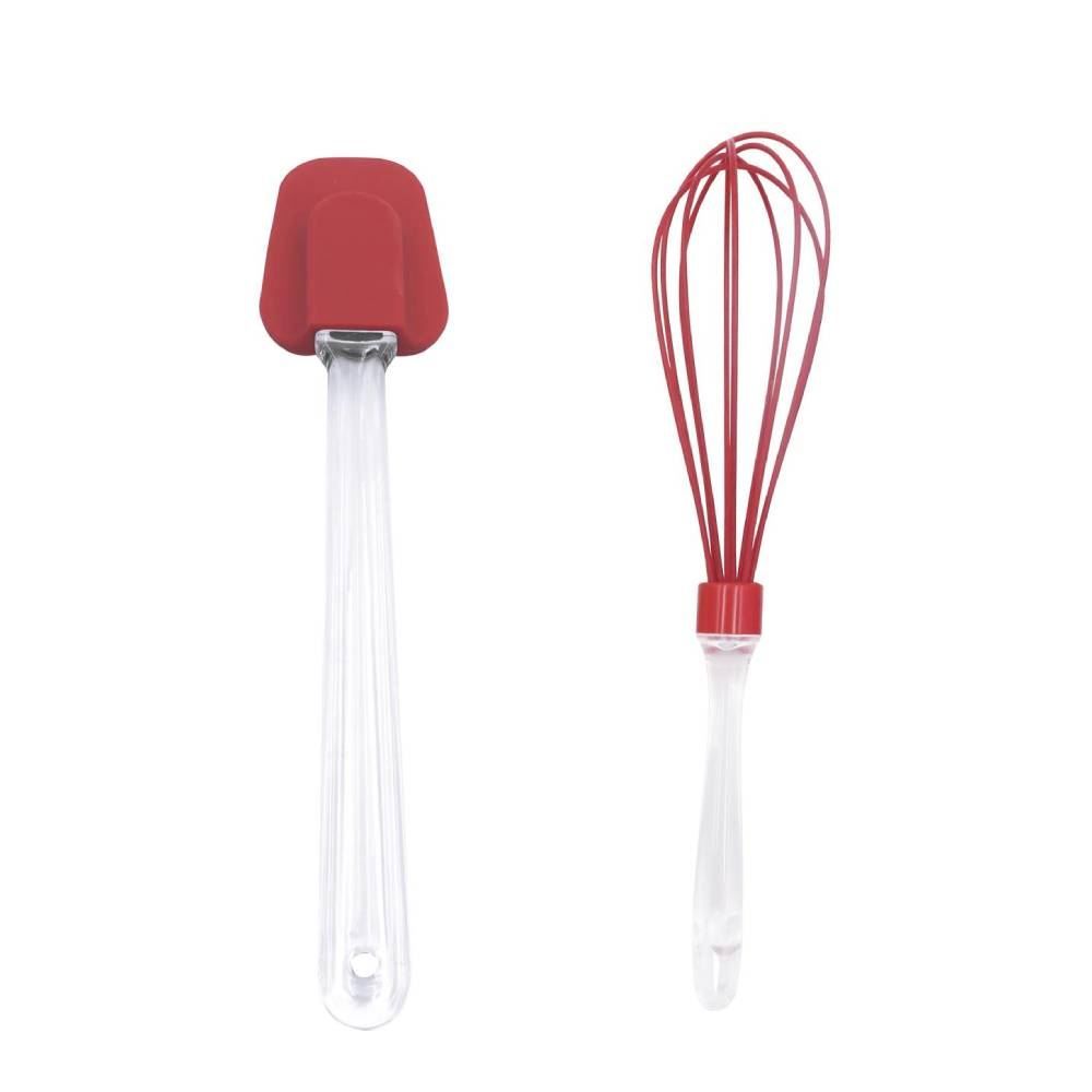 Jogo De Espátula E Fouet De Silicone Feito Com Amor Havan Casa - 2 Peças