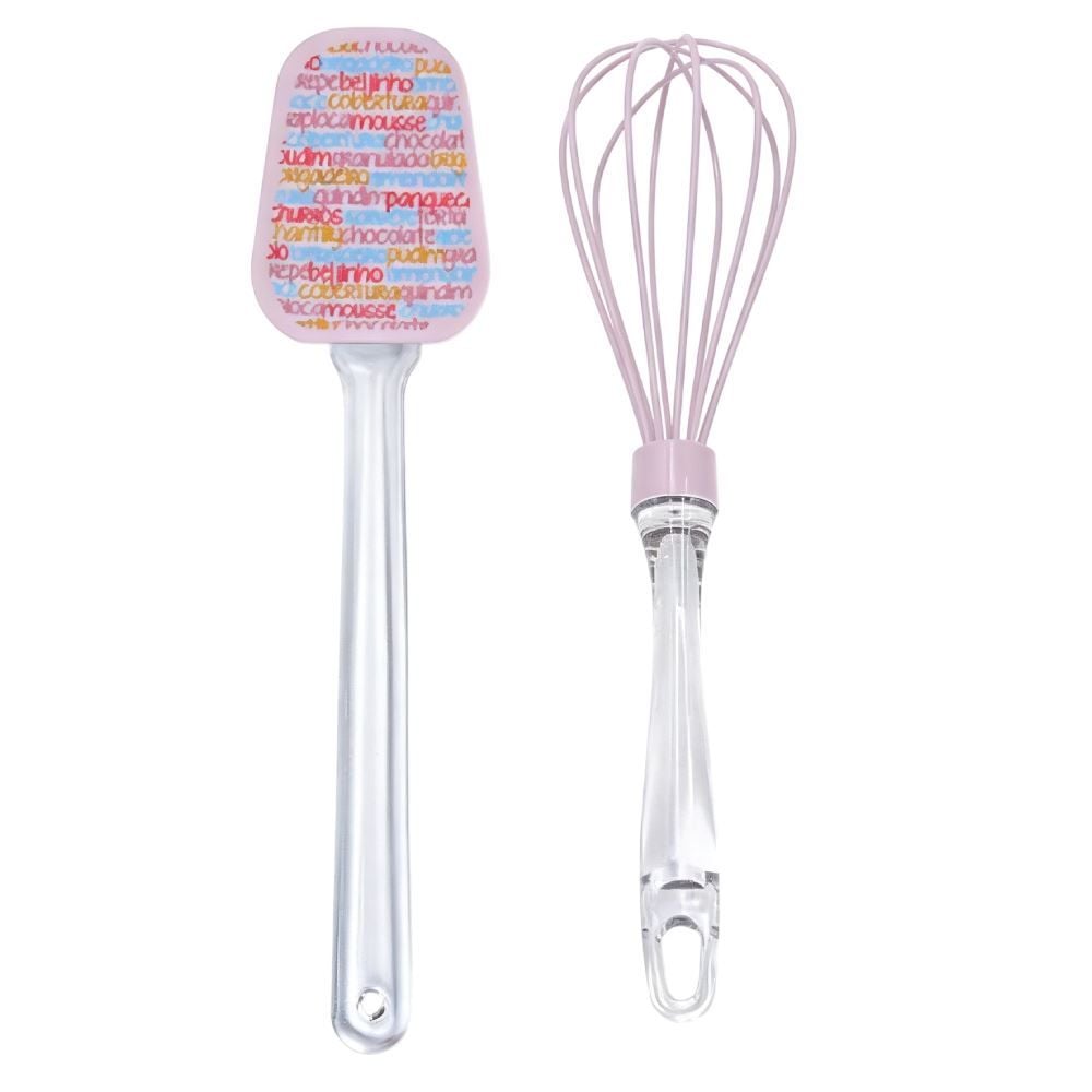 Jogo de Espátula e Fouet Silicone 2 Peças Havan Casa - Doces