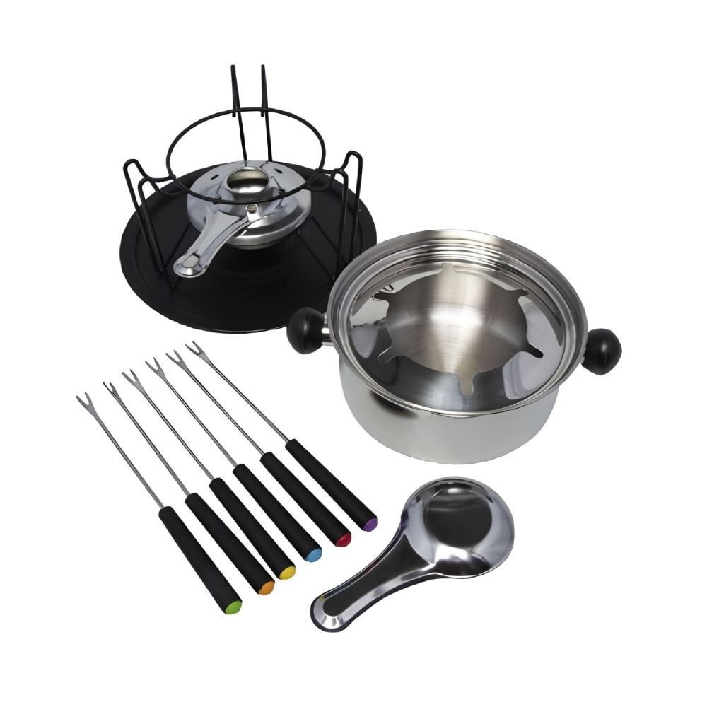 Jogo de Fondue Inox Casita - 11 Peças